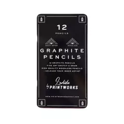 Ołówki grafitowe 12szt - PRINTWORKS