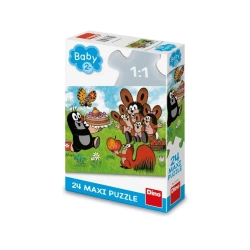 Puzzle baby 24 Krecik Urodziny - Dino Toys