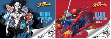 Blok rysunkowy A4/20K biały Spider Man - Beniamin