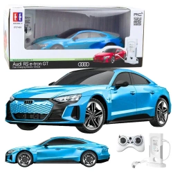 Audi RS E-tron GT R/C niebieski 1:14 - Leantoys