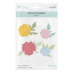 Wykrojniki - kwiaty 5szt - Dalprint