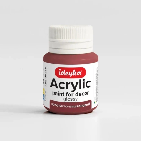 Farba akrylowa Złoty kasztan 20ml - Ideyka