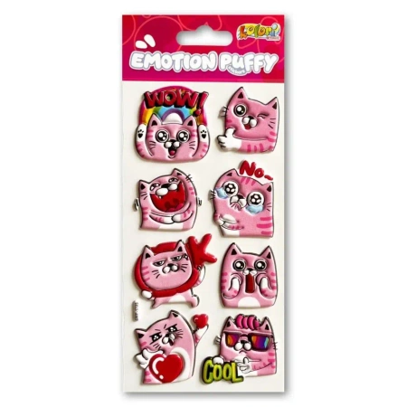 Naklejki puffy Emotion Cat - Penmate