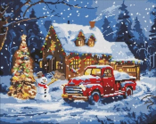 Diamentowa mozaika - Noworoczne cuda 40x50cm - Ideyka