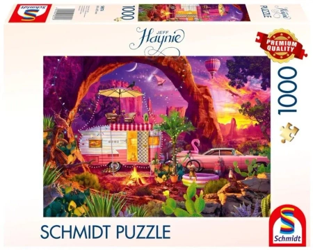 Puzzle PQ 1000 Jeff Haynie Przystanek na pustyni - Schmidt