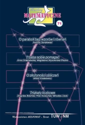 Miniatury matematyczne 71 - Andrzej Sendlewski, Anna Gołębiewska, Magdalena W