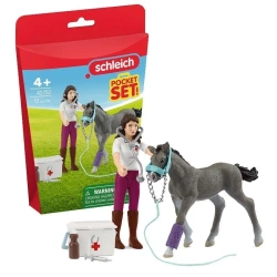 Zestaw do pielęgnacji koni ze źrebakiem trakeńskim - SCHLEICH