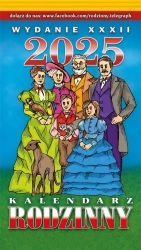 Kalendarz 2026 zdzierak Rodzinny - Telegraph