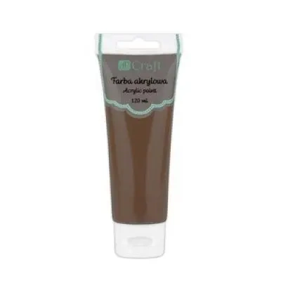 Farba akrylowa czekoladowa 120ml - Dalprint dpCraft