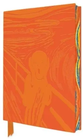 Notatnik A5 linia BR Krzyk Edvard Munch - Praca zbiorowa