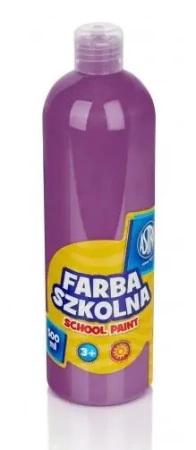 Farba szkolna śliwkowa 500ml ASTRA - ASTRA papiernicze