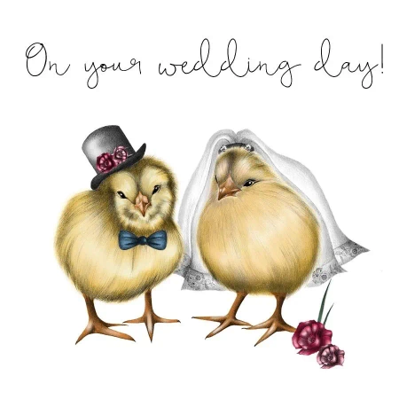 Karnet Swarovski kwadrat CL0304 Ślub pisklęta - Clear Creations