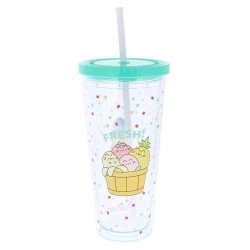 Pusheen Fruits Kubek z rurką