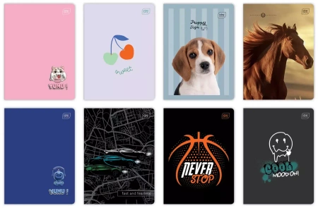 Zeszyt A5 32 Kartki Kolorowa Linia 70g Uv Mix Interdruk