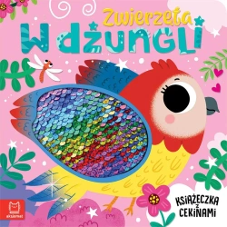 Zwierzęta w dżungli. Książeczka z cekinami - Bogusław Michalec