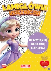 Łamigłówki księżniczki z naklejkami - Katarzyna Salamon