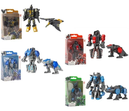Robot dinozaur metalowy MIX - Trifox