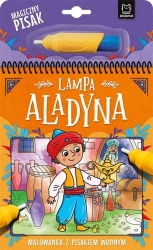 Lampa Aladyna. Malowanka z pisakiem wodnym - Anna Podgórska