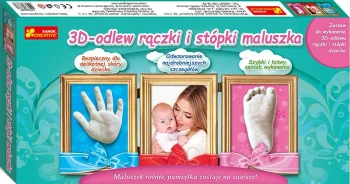Zestaw 3D odlew rączki i stópki maluszka - Ranok-Creative