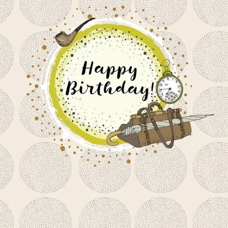 Karnet Swarovski kwadrat CL0215 Urodziny walizka - Clear Creations