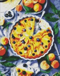 Diamentowa mozaika - Brzoskwiniowa pokusa 40x50cm - Ideyka