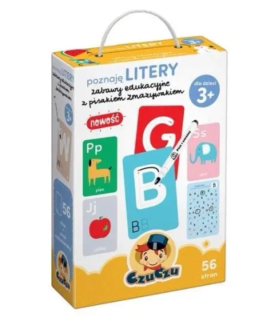 CzuCzu Poznaję litery.Zabawy edukacyjne z pisakiem - opracowanie zbiorowe