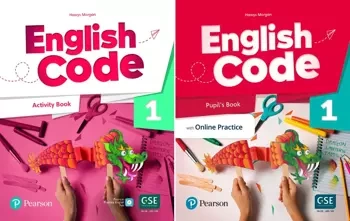 ENGLISH CODE 1 PODRĘCZNIK + ĆWICZENIA PEARSON - Morgan Hawys