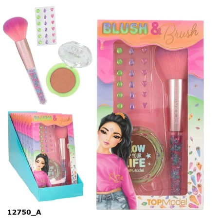 Zestaw do makijażu i dekoracji twarzy Top Model BEAUTY&ME 12750A - DEPESCHE