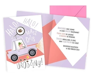 Karnet Urodziny - Kukartka