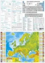 Podkład oklejany Europa fizyczna - DERFORM