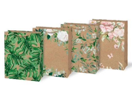 Torebka na prezent L kraft mix 2 260x340x140 - MFP