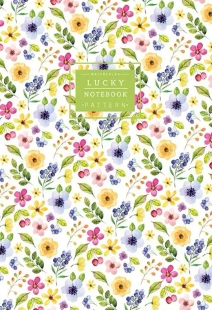 Notatnik ozdobny 145x197/80K kratka TW Kwiaty - Fresh