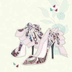 Karnet Swarovski kwadrat CL0508_BL Szpilki - Clear Creations