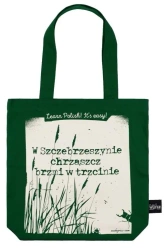 Torba bawełniana zielona Chrząszcz brzmi.. - Nadwyraz