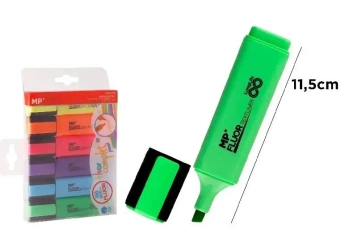 Zakreślacz fluorescencyjny 6szt - MP Main Paper