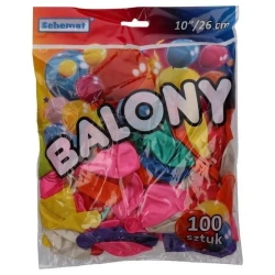 Balony metalizowane 26cm 100szt - Schemat