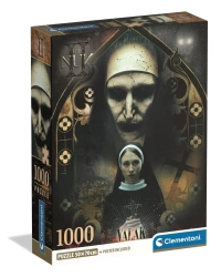 Puzzle 1000 Compact Horror Collection The Nun - Clementoni