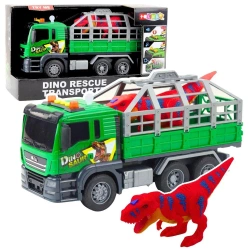 Ciezarówka do transportu dinozaurów z figurką - Leantoys