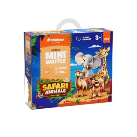 Mini Waffle 100el Animals Safari - Marioinex