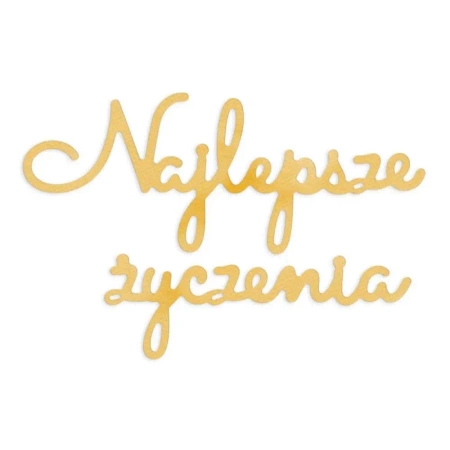 Wykrojnik - Najlepsze życzenia - Dalprint dpCraft