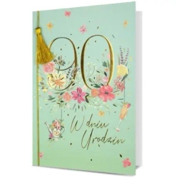 Karnet B6 Urodziny 90 - Pan Dragon