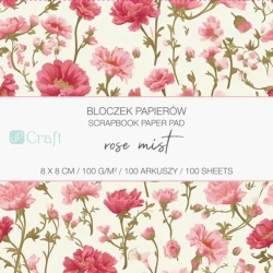 Bloczek papierów honey moch 8x8cm 100kartek - Dalprint dpCraft