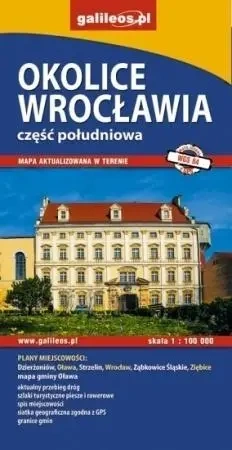 Mapa - Okolice Wrocławia cz. południowa 1:100 000 - praca zbiorowa