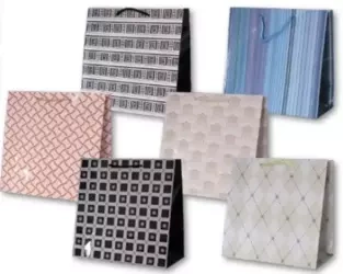 Torebka ozdobna laminowana PL-5 MIDI grafika - Panorama