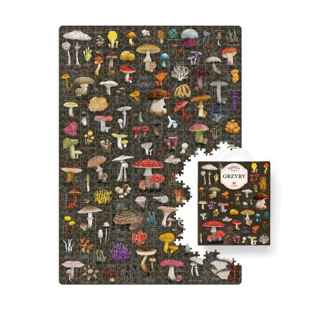 Puzzlove CzuCzu Grzyby 1000 el. puzzle rodzinne - Bright Junior Media