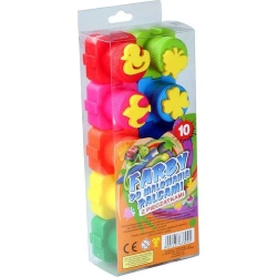 Farby do malowania palcami 10 kolorów - Titanum