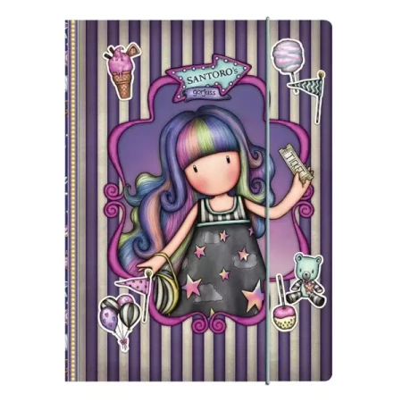 Teczka Zamykana na Gumkę Gorjuss Fairground - Santoro