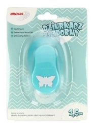 Dziurkacz ozdobny - Motyl 2,5cm MIX - Brewis