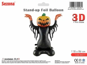 Balon Halloween Dynia potwór 118x86cm - Sezona
