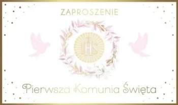 Zaproszenie Komunia (10szt) - Armin Style